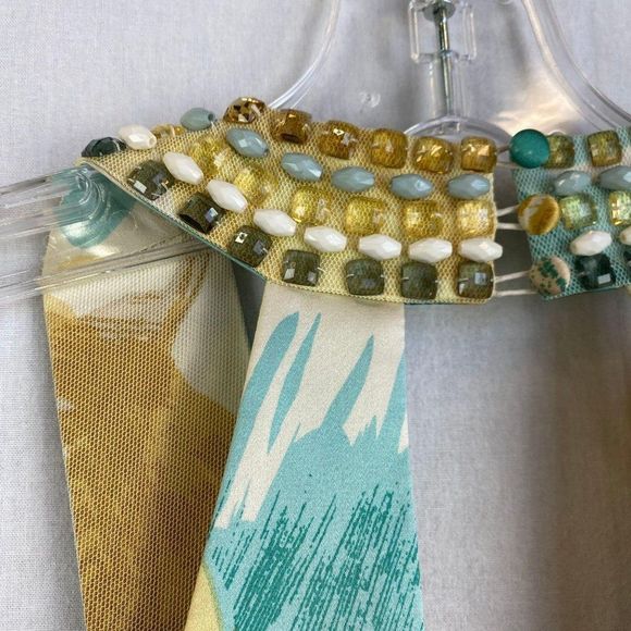 BCBGMAXAZRIA Pattern Silk Dress - Picture 8 of 9